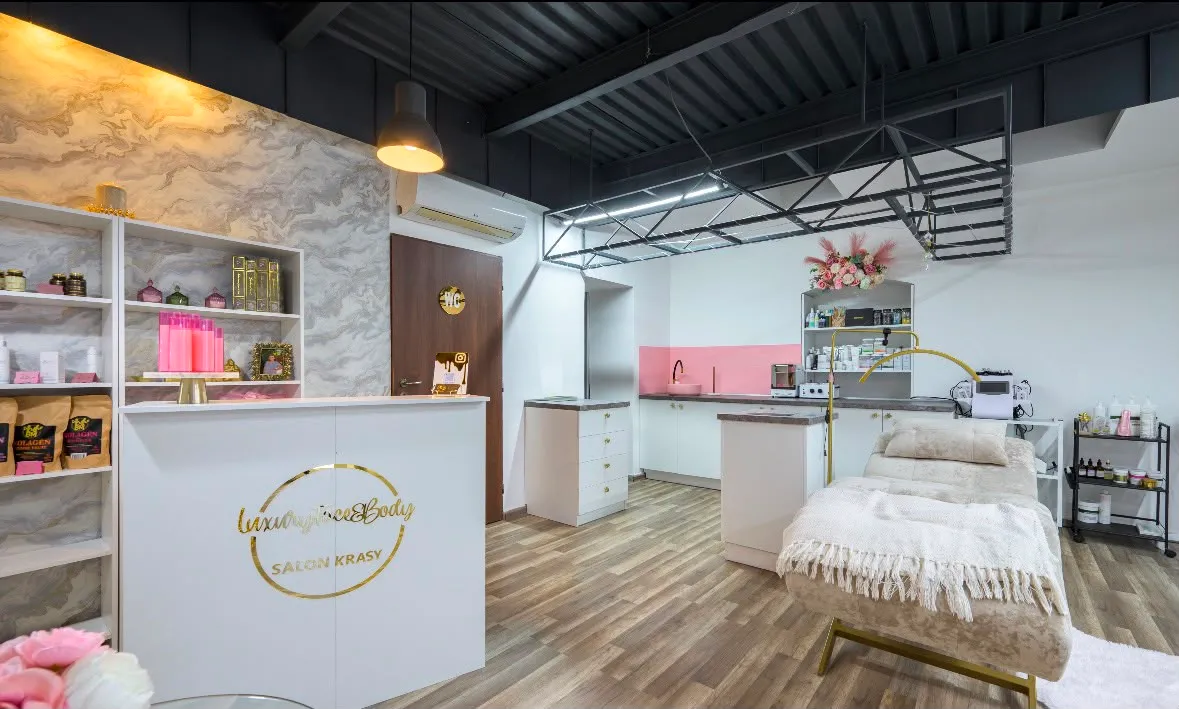 Interiér salónu Luxury Face & Body v Stupave